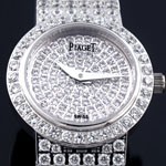 [최고급형 쿼츠] PIAGET TRADITION All Diamond SILVER-피아제 트래디션 올 다이아몬드 실버 - PGT006