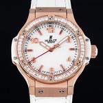 [최고급형 쿼츠]HUBLOT BIGBANG ROSE GOLD BAGUETTE 38mm / 위블로 빅뱅 로즈골드 바게트 38MM - HUB054