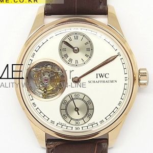 [NEW Tourbillon] IWC portuguese tourbillon Regulateur mystere rg -아이더블유씨 포르투기즈 투어빌론 레귤레이터 로즈 골드 - iwc207