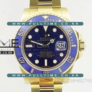 [2836 MOVE] Rolex Submariner 116618 YG bp V2 - 롤렉스 서브마리너 옐로우골드 - rl475