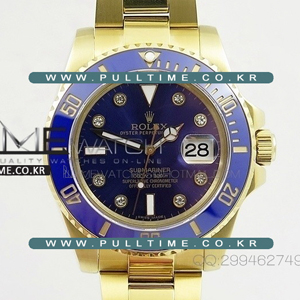 [2836 MOVE] Rolex Submariner 116618 YG bp V2 - 롤렉스 서브마리너 옐로우골드 - rl476