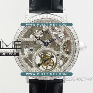 [SEGULL TOURBILON] Piaget Tradition Tourbillon SS Diamond Paved Skeleton - 피아제 트래디션 투어빌론 다이아몬드 스켈레톤 - PGT031