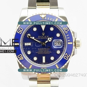 [2836 MOVE] ROLEX Submariner 116613LB TW 1:1 Best Edition - 롤렉스 서브마리너 베스트 에디션 옐로우골드 투톤 포금 - rl846