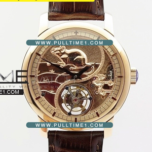 [Seagull tourbillon] Vacheron Constantin Zodiac Tourbillon RG  Gold Dial - 바쉐론 콘스탄틴 조디악 - vc163