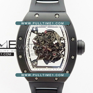 [MIYOTA 8215] Richard Mille RM055 Ceramic Skeleton KV - 리차드 밀레 세라믹 스켈레톤 RM055 - RIC091