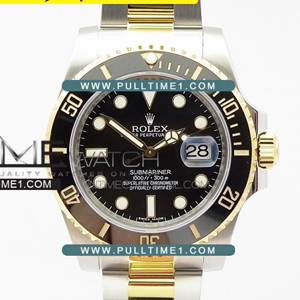 [2836 MOVE] Rolex Submariner 116613LN Black Wrapped SS/YG VR 1:1 Best Edition - 롤렉스 서브마리너 투톤콤비 옐로우골드 포금 - rl921