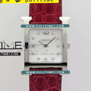 [SWISS QUARTZ] Hermes H Watch Ladies SS  1:1 Best Edition - 헤르메스 H와치 여성용 베스트에디션 - HER024