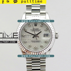 [SWISS ETA 2671] Rolex DateJust 28mm Ladies SS bp Best Edition - 롤렉스 데이져스트 여성용 - RL994