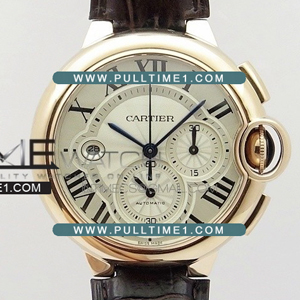 [8101 MOVE] Cartier Ballon Bleu Chrono 47mm RG ZF 1:1 best edition - 까르띠에 발롱블루 크르노 1:1 베스트 에디션 - CT377