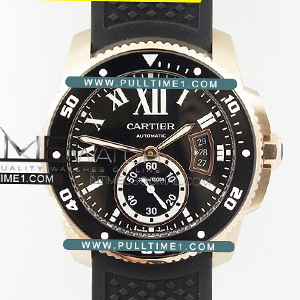 [23J MOVE] Calibre de Cartier Diver RG JF 1:1 Best Edition - 칼리브 드 까르띠에 다이버 - CT382