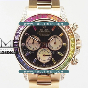 [4130 MOVE] Rolex Daytona Color Diamond RG bp Best Edition - 롤렉스 데이토나 베스트에디션 - RL1059