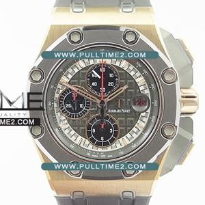 [3126 MOVE] Audemars Piguet Royal Oak Offshore 44mm Michael Schumacher RG V2 JF 1:1 Best - 오데마 피게 로얄 오크 오프쇼어 - AP418