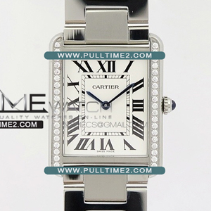 [RONDA QUARTZ] Cartier Tank Solo Large 28mm SS K11 1:1 Best Edition - 까르띠에 탱크솔로 베스트 에디션 - CT432