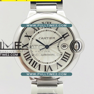 [Asian 2892] Cartier Ballon Bleu 42mm SS AF 1:1 Best Edition - 까르띠에 발롱블루 베스트 에디션 - CT442