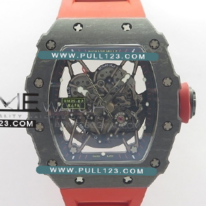 [MIYOTA 8215] Richard Mille RM035-02 New Forge Carbon Pattern Z Maker Best Edition - 리차드 밀레 포지드 카본 RM035-02 - RIC195