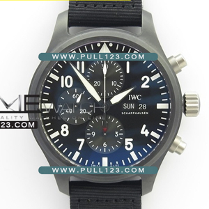 [7750 MOVE] IWC Pilot 2019 New TOP GUN IW389101 Real Ceramic ZF 1:1 Best Edition - 아이더블유씨 파일럿 뉴 탑건 크르노 베스트에디션 - IWC506