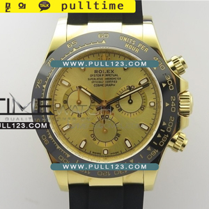 [4130 MOVE] Rolex Daytona 116508 904L YG NOOB 1:1 Best Edition MD - 롤렉스 데이토나 옐로우골드 베스트에디션 - RL1340