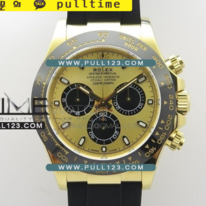 [4130 MOVE] Rolex Daytona 116508 904L YG NOOB 1:1 Best Edition MD - 롤렉스 데이토나 옐로우골드 베스트에디션 - RL1339