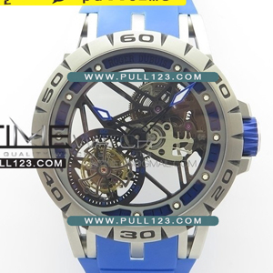 [RD505SQ] Roger Dubuis Excalibur SS Spider Skeleton 45 RDDBEX0479  tourbillon JB Best Edition - 로져 드뷔  엑스칼리버 - RGD023