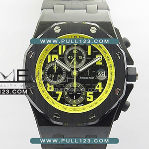 [7750 MOVE] Audemars Piguet Royal Oak Offshore Bumble Bee Forged Carbon JJ 1:1 Best Edition - 오데마 피게 로얄 오크 오프쇼어 범블 비 베스트에디션