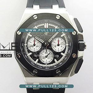 [4401 MOVE] Audemars Piguet Royal Oak Offshore 26240 44mm Chrono SS APF 1:1 Best Edition - 오데마 피게 로얄 오크 오프쇼어 베스트에디션