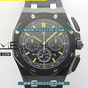 [4401 MOVE] Audemars Piguet Royal Oak Offshore 26240 Real Black Ceramic AP 1:1 Best Edition - 오데마 피게 로얄 오크 오프쇼어 세라믹 베스트에디션