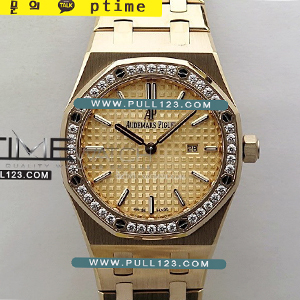 [RONDA QUARTZ] Audemars Piguet Royal Oak 33mm 67651OR RG ZF 1:1 Best Edition - 오데마피게 로얄오크 베스트 에디션