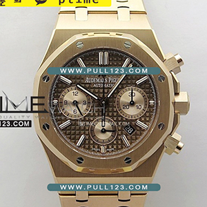 [7750 MOVE] Audemars Piguet Royal Oak Chrono 26331ST 41mm RG IP 1:1 Best Edition - 오데마피게 로얄오크 크르노 그래프 베스트에디션