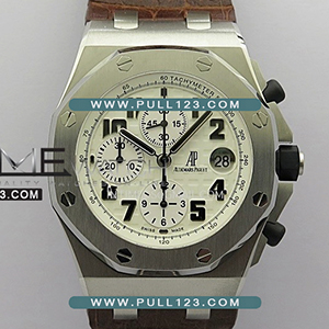 [7750 MOVE] Audemars Piguet Royal Oak Offshore Safari 42mm SS TKF 1:1 Best Edition - 오데마 피게 로얄 오크 오프쇼어 사파리 베스트에디션