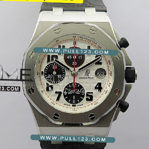 [7750 MOVE] Audemars Piguet Royal Oak Offshore Panda 42mm SS TKF 1:1 Best Edition - 오데마 피게 로얄 오크 오프쇼어 사파리 베스트에디션