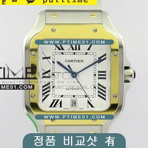 [9015 MOVE] Santos de Cartier Large 2018 40mm BV 1:1 Best Edition - 까르띠에 산토스 베스트 에디션 - CT501