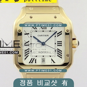 [9015 MOVE] Santos de Cartier Large 2018 40mm BV 1:1 Best Edition - 까르띠에 산토스 베스트 에디션 - CT504