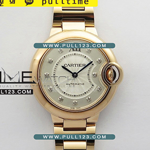 [cal.076] Cartier Ballon Bleu 33mm RG K3 1:1 best edition - 까르띠에 발롱블루 1:1 베스트 에디션