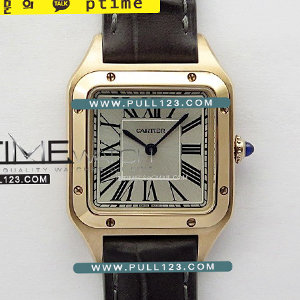 [Ronda quartz] Cartier Santos de Dumon Small 27.5mm RG F1 1:1 Best Edition - 까르띠에 산토스 뒤몽 로즈골드 여성용 베스트 에디션