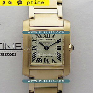 [RONDA QUARTZ] Cartier Tank Francaise Ladies Small 21.2mm RG V2 K11 1:1 Best Edition - 까르띠에 탱크 프랑세즈 스몰 로즈골드 베스트 에디션