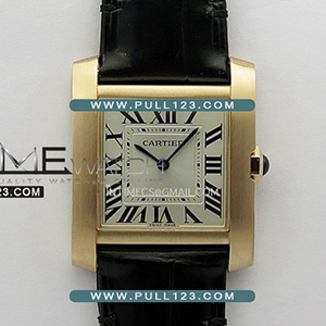 [RONDA QUARTZ] Cartier Tank Francaise Ladies Medium 27mm RG V2 K11 1:1 Best Edition - 까르띠에 탱크 프랑세즈 미듐 로즈골드 베스트 에디션