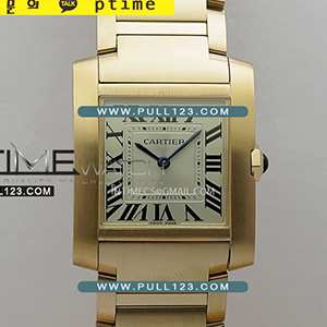 [RONDA QUARTZ] Cartier Tank Francaise Ladies Medium 27mm RG V2 K11 1:1 Best Edition - 까르띠에 탱크 프랑세즈 미듐 로즈골드 베스트 에디션