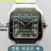 [9019 MOVE] Santos de Cartier Large 40mm SS/DLC BV 1:1 Best Edition - 까르띠에 산토스 라지 베스트 에디션