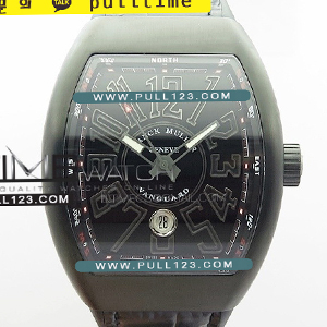 [MIYOTA 9015] Franck Muller Vanguard V45 All Black DLC ZF Best Edition - 프랭크뮬러 뱅가드 올블랙 베스트에디션