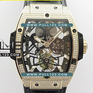 [HB1112 MOVE] Hublot Spirit of Big bang Masterpiece RG/Crystal JBF Best Edition - 위블로 스피릿 빅뱅 마스터피스 투어빌론 베스트에디션