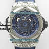 [HB1213] Hublot Big Bang Sang Bleu Ti V2 WW 1:1 Best Edition - 위블로 빅뱅 상 블루 티타늄 베스트에디션