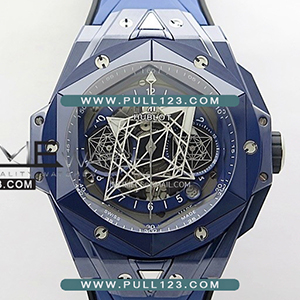 [HUB1240 MOVE] Hublot Big Bang Sang Bleu II Ceramic BB 1:1 Best Edition - 위블로 빅뱅 상 블루 베스트에디션