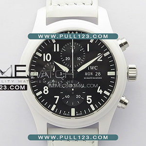 [7750 MOVE] IWC Pilot Chrono IW389105 Real White Ceramic TPS 1:1 Best Edition - 아이더블유씨 파일럿 크르노 베스트에디션