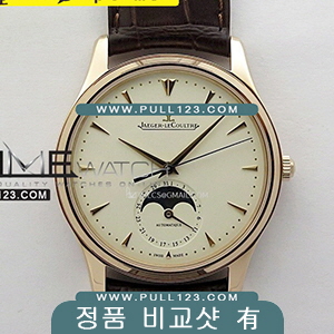 [925 MOVE] Jaeger-LeCoultre Master UltraThin Moon 1368420 RG V3 ZF 1:1 Best Edition - 예거 르꿀뜨르 마스터 울트라 씬 문페이즈 베스트 에디션