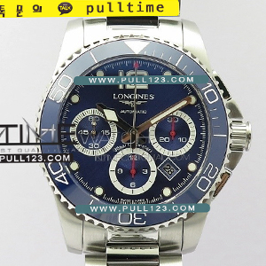 [7750 MOVE] Longines Conquest Chronograph Ceramic Bezel SS ZF 1:1 Best Edition - 론진 콘퀘스트 크르노그래프 베스트 에디션