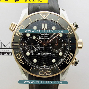 [9900 MOVE] Omega Seamaster Diver 300M Chrono SS/RG N1 1:1 Best Edition - 오메가 씨마스터 300 베스트 에디션