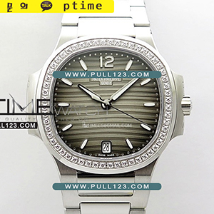 [324SC MOVE] Patek Philippe Nautilus 7118/1200A-011 New Version Ladies Diamonds Beze PP 1:1 Best Edition - 파텍필립 노틸러스 여성용 베스트에디션