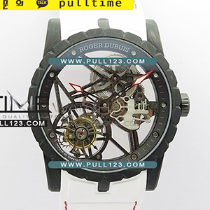 [2136 tourbillon] Roger Dubuis Excalibur FC Rddbex0393 V2 BBR Best Edition - 로져 드뷔  엑스칼리버 투어빌론 포지드 카본 베스트 에디션