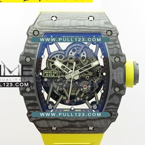 [MIYOTA 6T28] Richard Mille RM035-02 Forge Carbon Pattern V4 1:1 Best Edition - 리차드 밀레 포지드 카본 RM035-02