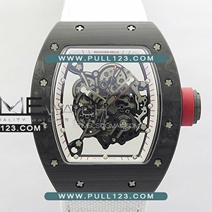 [MIYOTA 8215] Richard Mille RM055 Forged Carbon Case KU 1:1 Best Edition - 리차드 밀레 리얼 포지드카본 스켈레톤